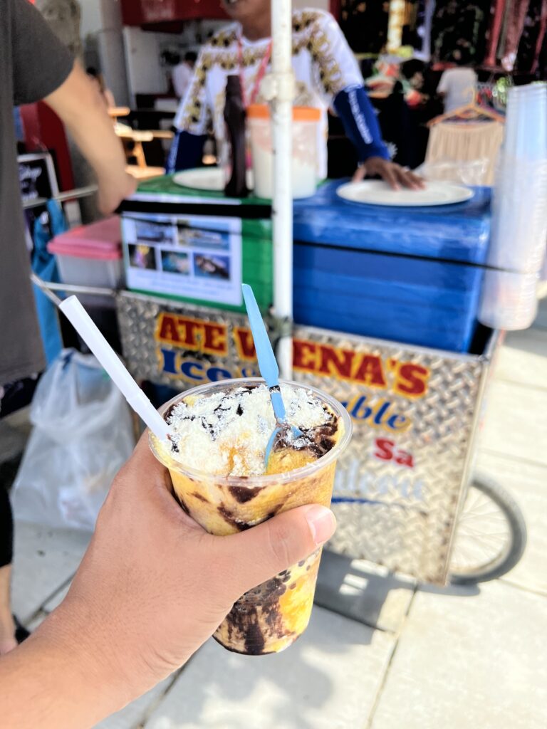 Ate Viena's Mango Iskrambol or Ice Scramble