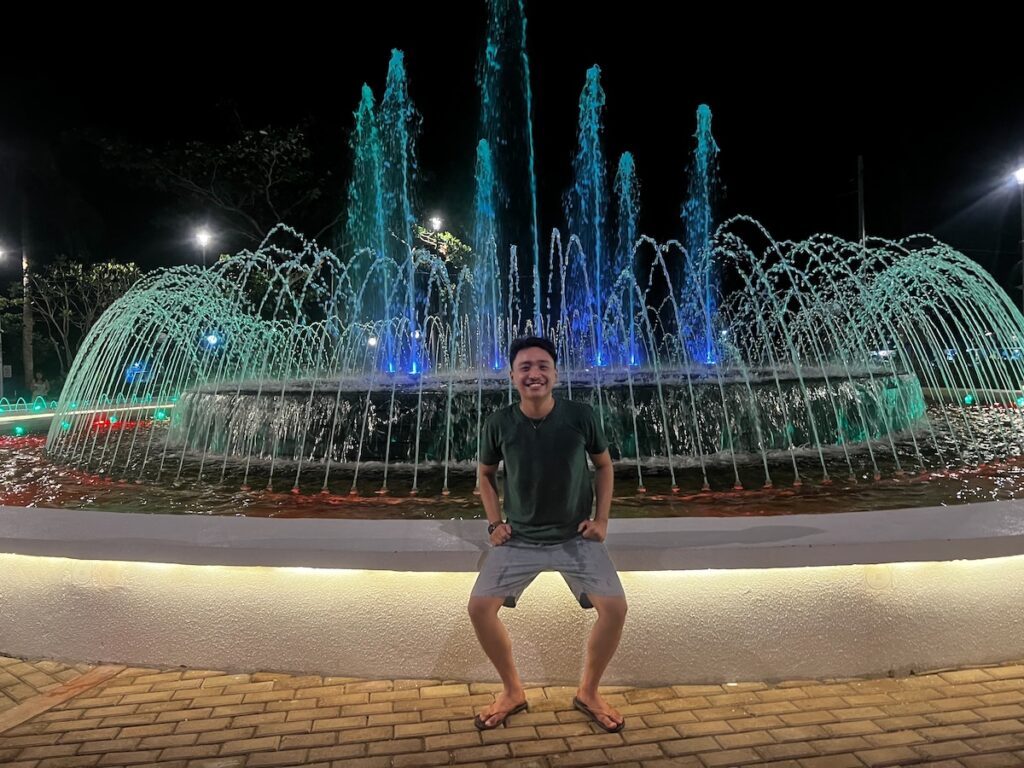 Roxas City Fountain with Dancing Lights